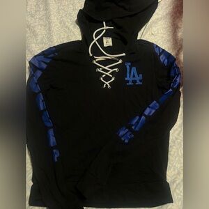 Pink Dodgers hoodie